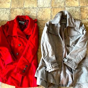 Two guess coats. Great condition. Size XS